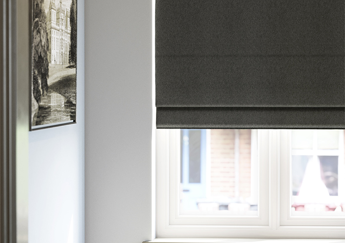 Harris, Black Ink - Roman Blind - Image 5